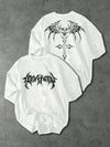 Graphic Wings Print T-shirt