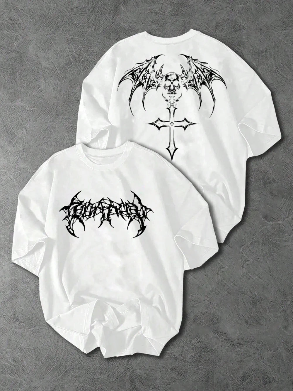 Graphic Wings Print T-shirt