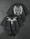 Graphic Wings Print T-shirt