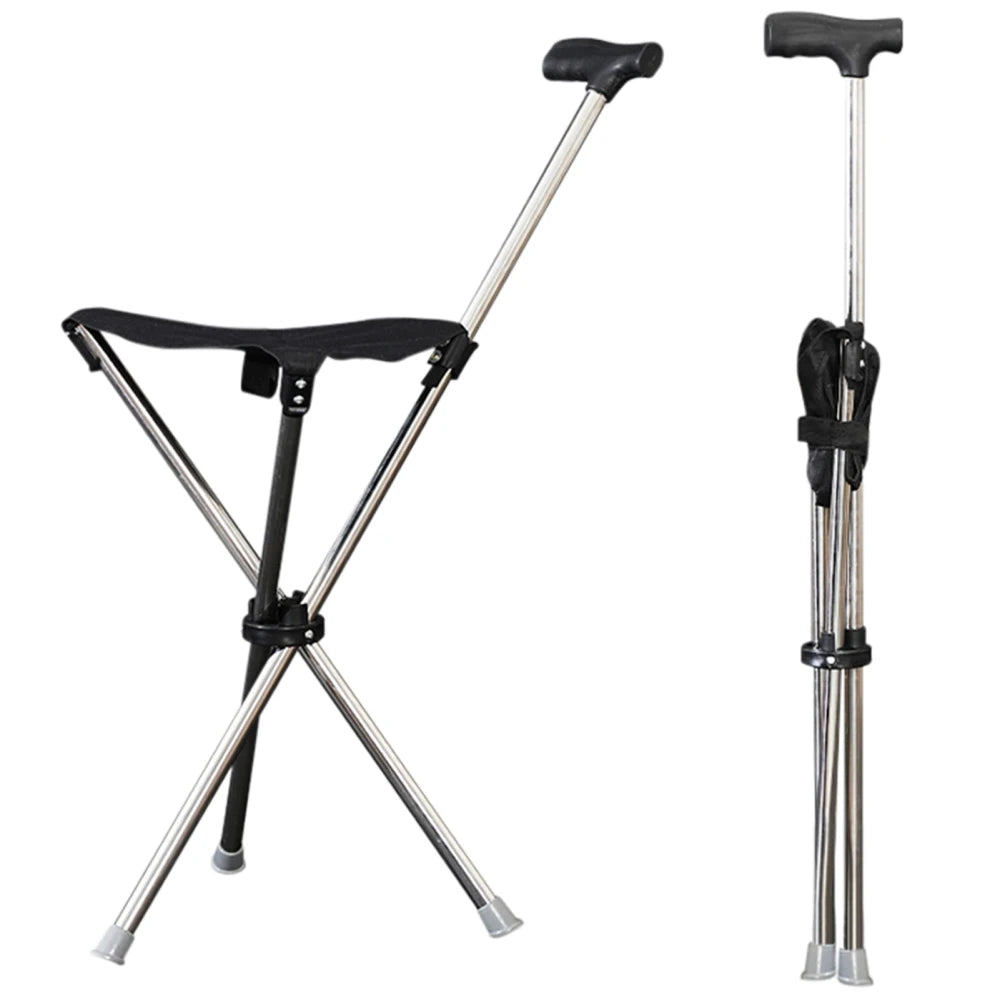 Foldable Walking Stick Seat