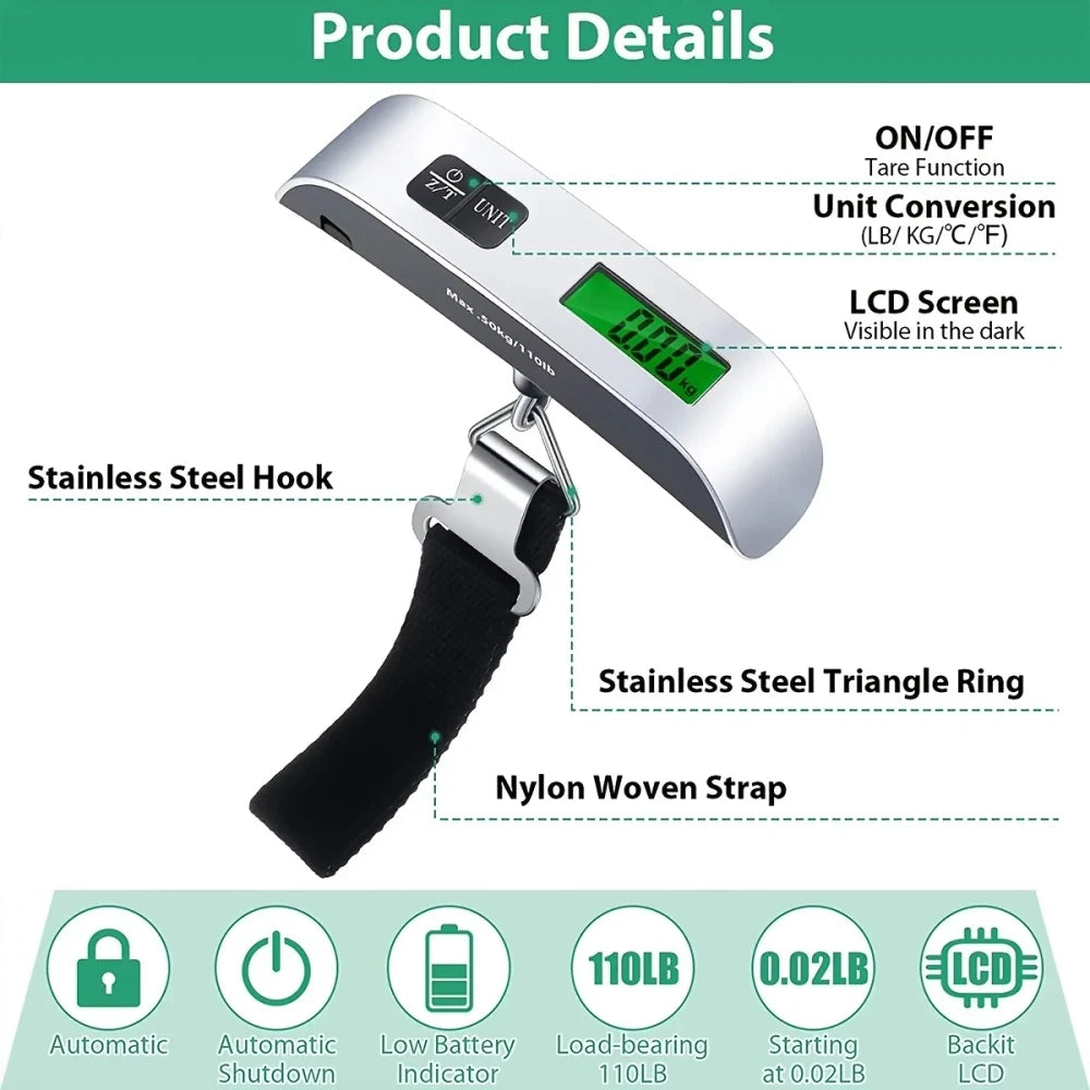 Digital Luggage Hanging Scale