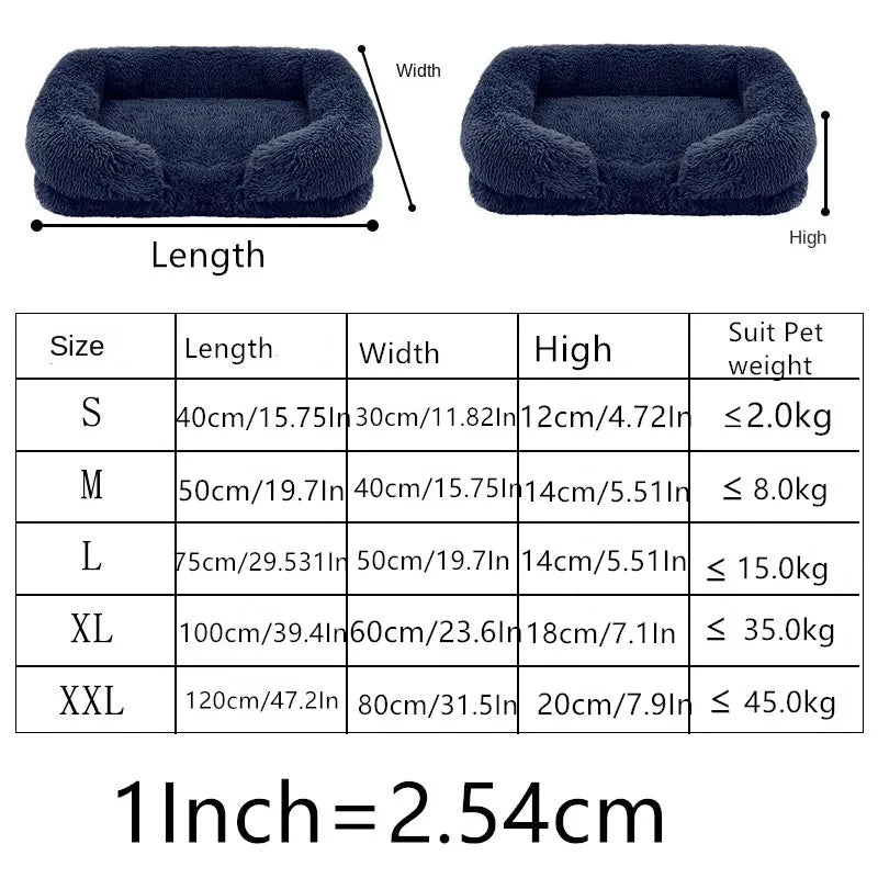 Plush Dog Sleeping Bed
