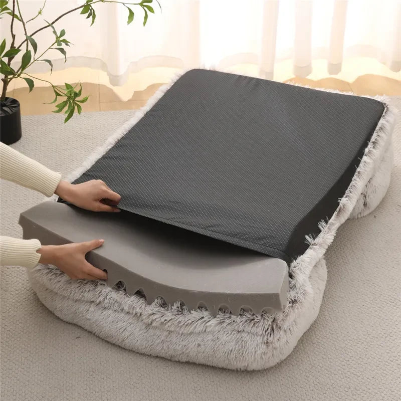 Plush Dog Sleeping Bed