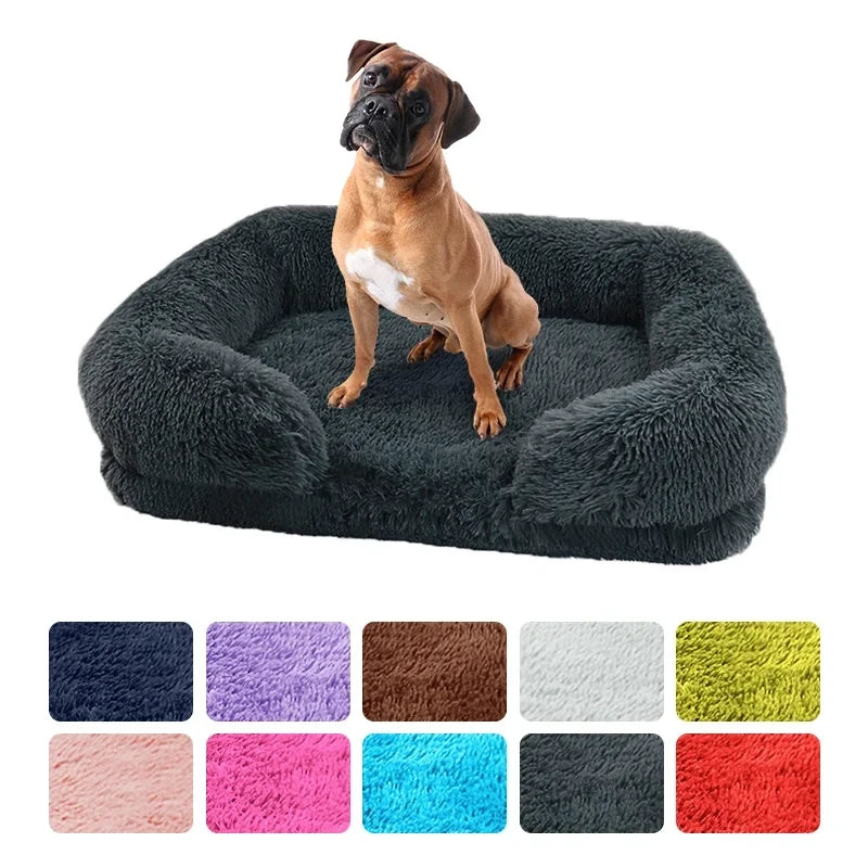 Plush Dog Sleeping Bed