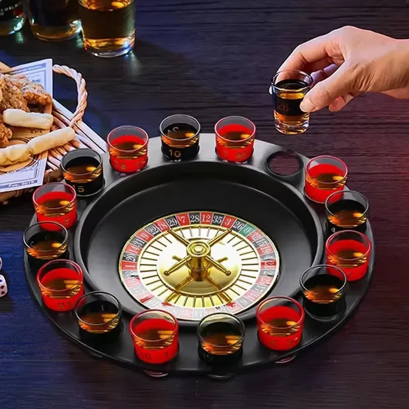 Russian Roulette Drinking Game Set