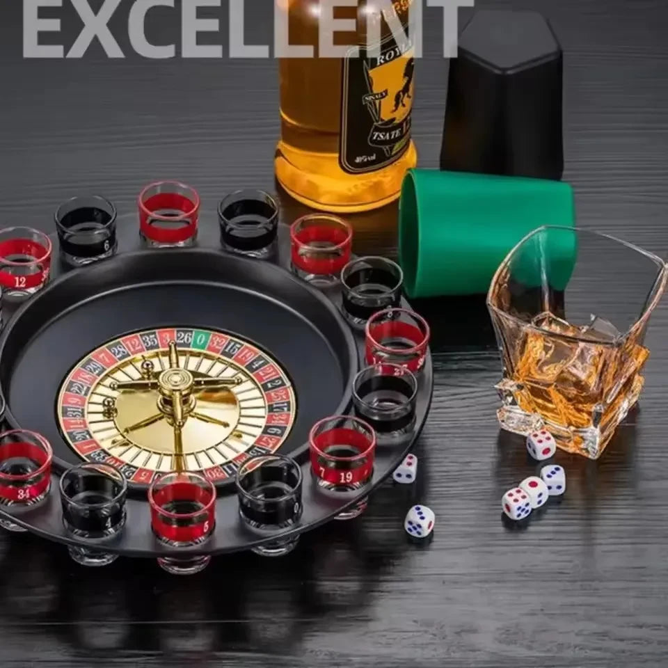 Russian Roulette Drinking Game Set