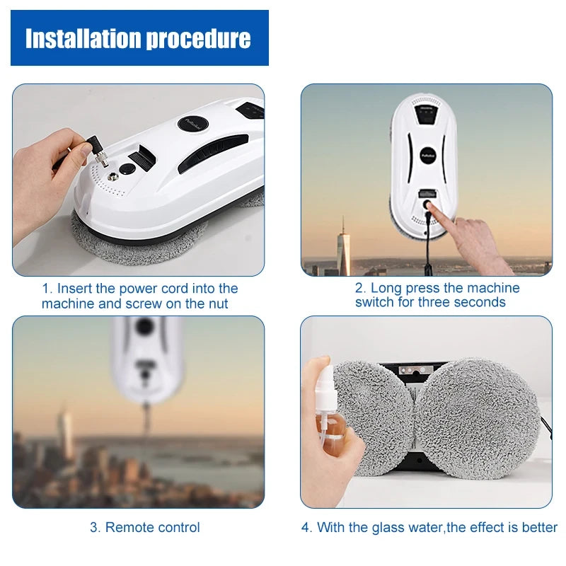 Smart Robotic Window Cleaner
